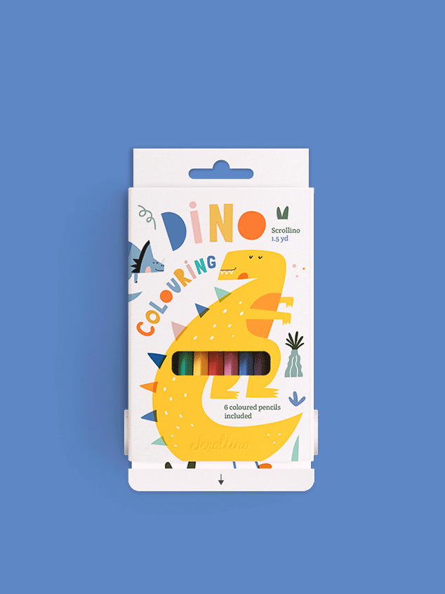 DINO Colouring - Scrollino Scrollino