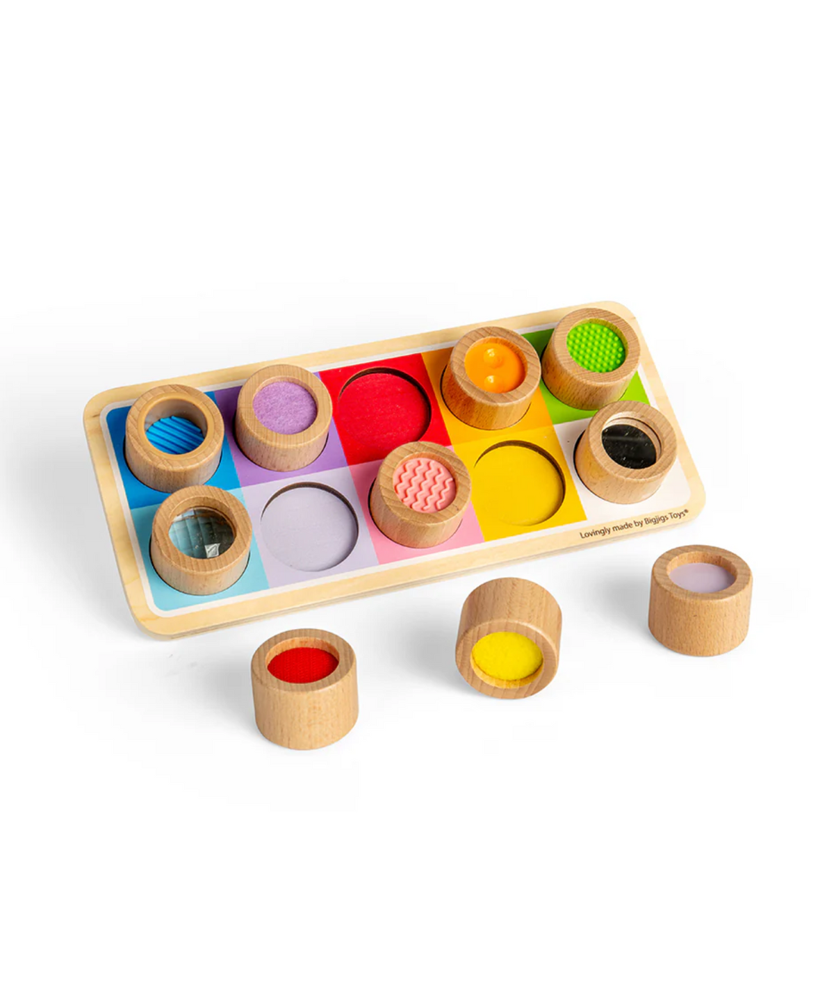 Rainbow Sensory Board – FSC® Wood Bigjigs Toys