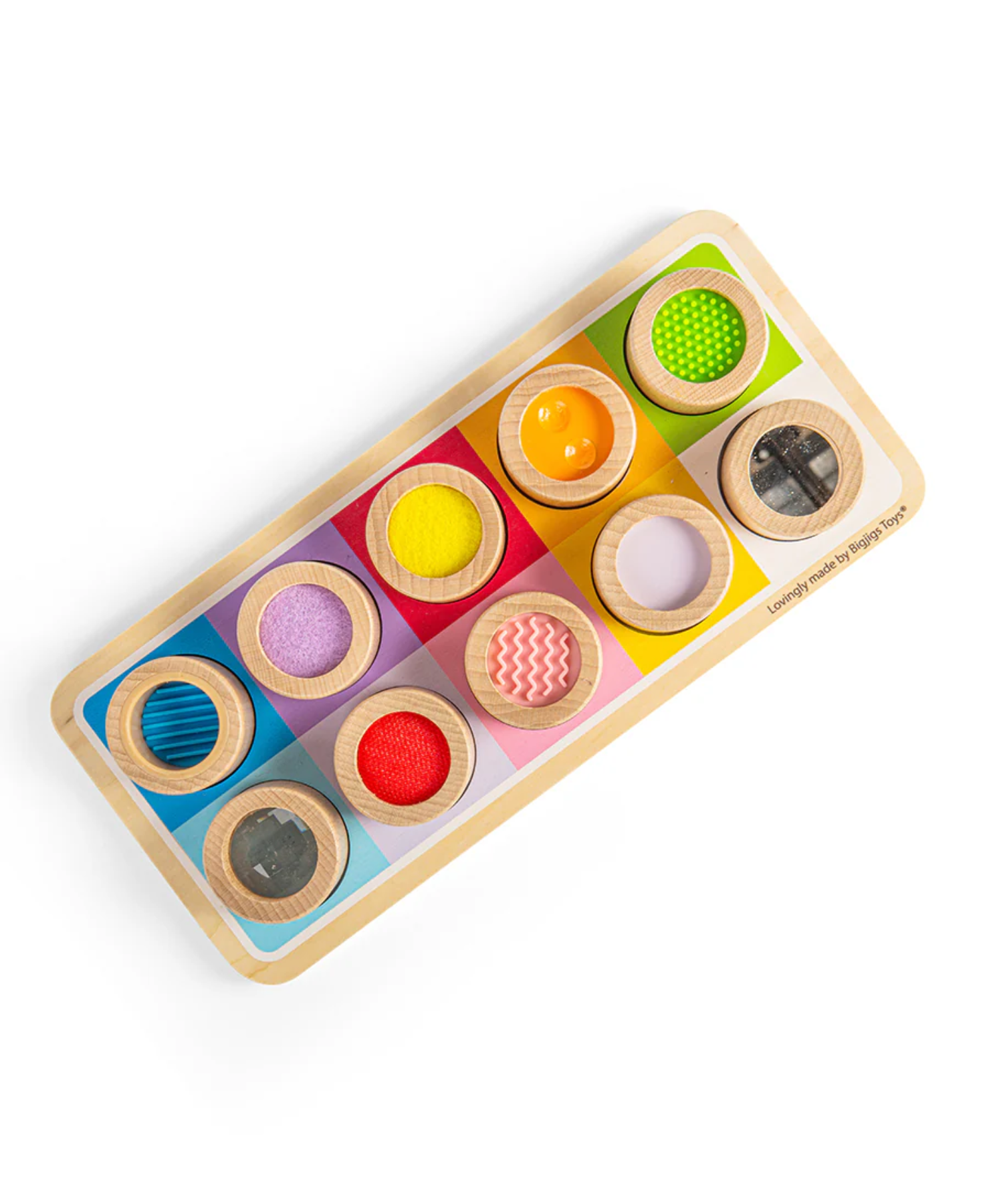 Rainbow Sensory Board – FSC® Wood Bigjigs Toys