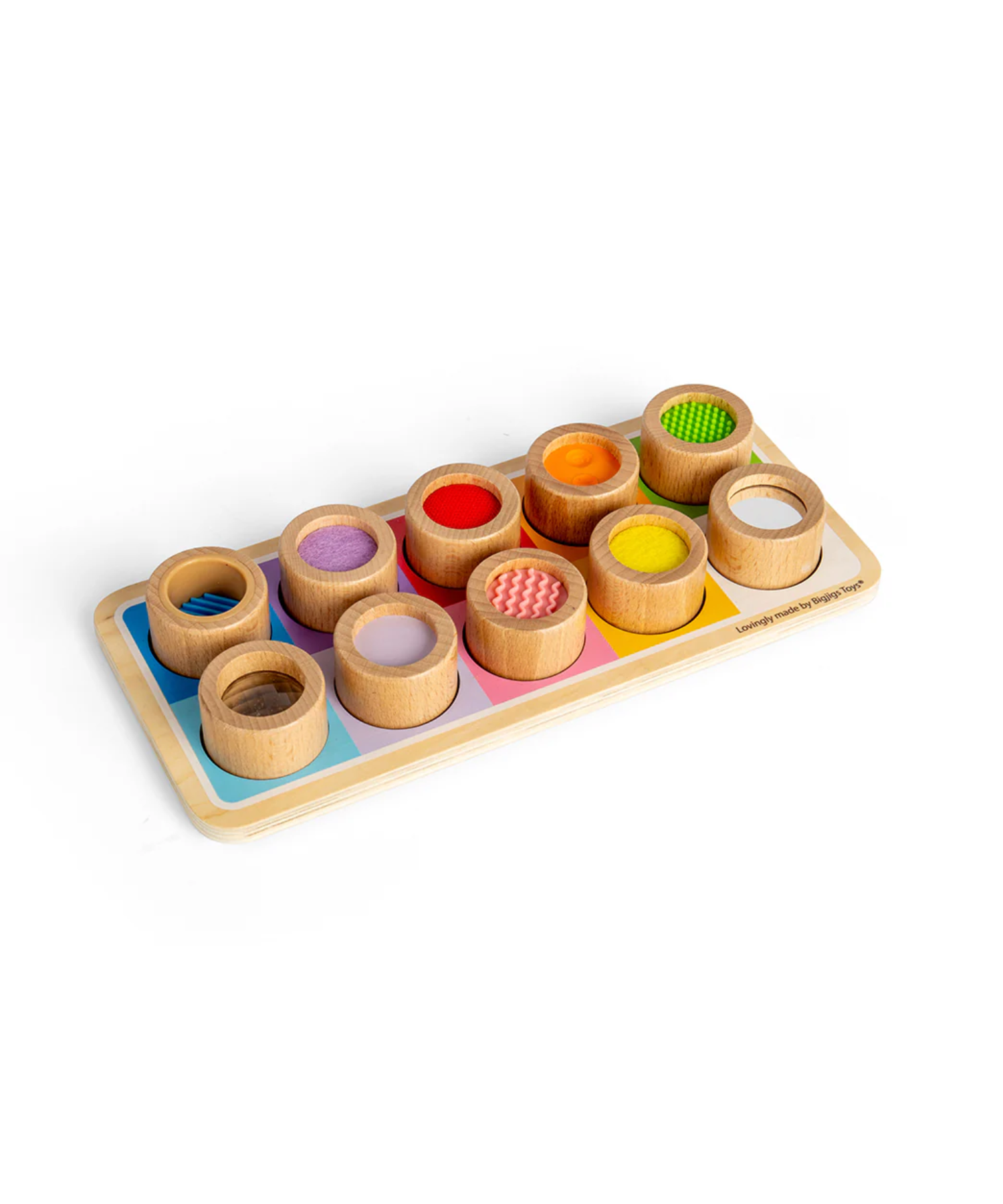 Rainbow Sensory Board – FSC® Wood Bigjigs Toys
