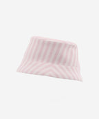 Bucket Hat – Organic Cotton – Petite Pink Stripe