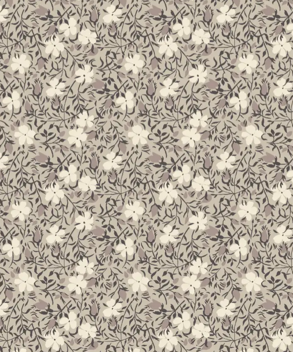 Baby Knot Bow Wrap – Verbena Floral / Wren Navy  – 100% Organic Cotton Colored Organics