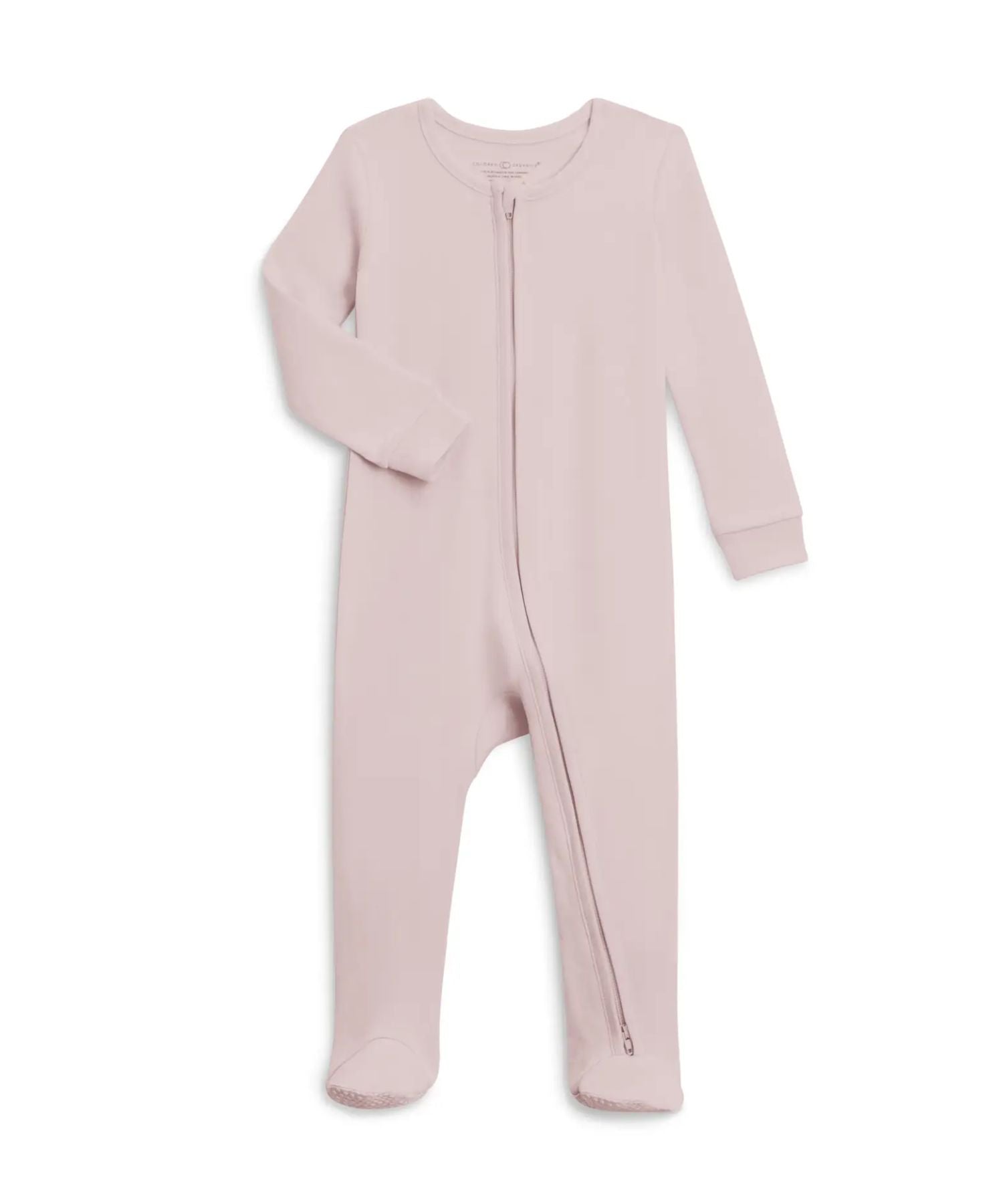 Footed Sleeper with Zipper – Wisteria – 100% Organic Cotton Colored Organics