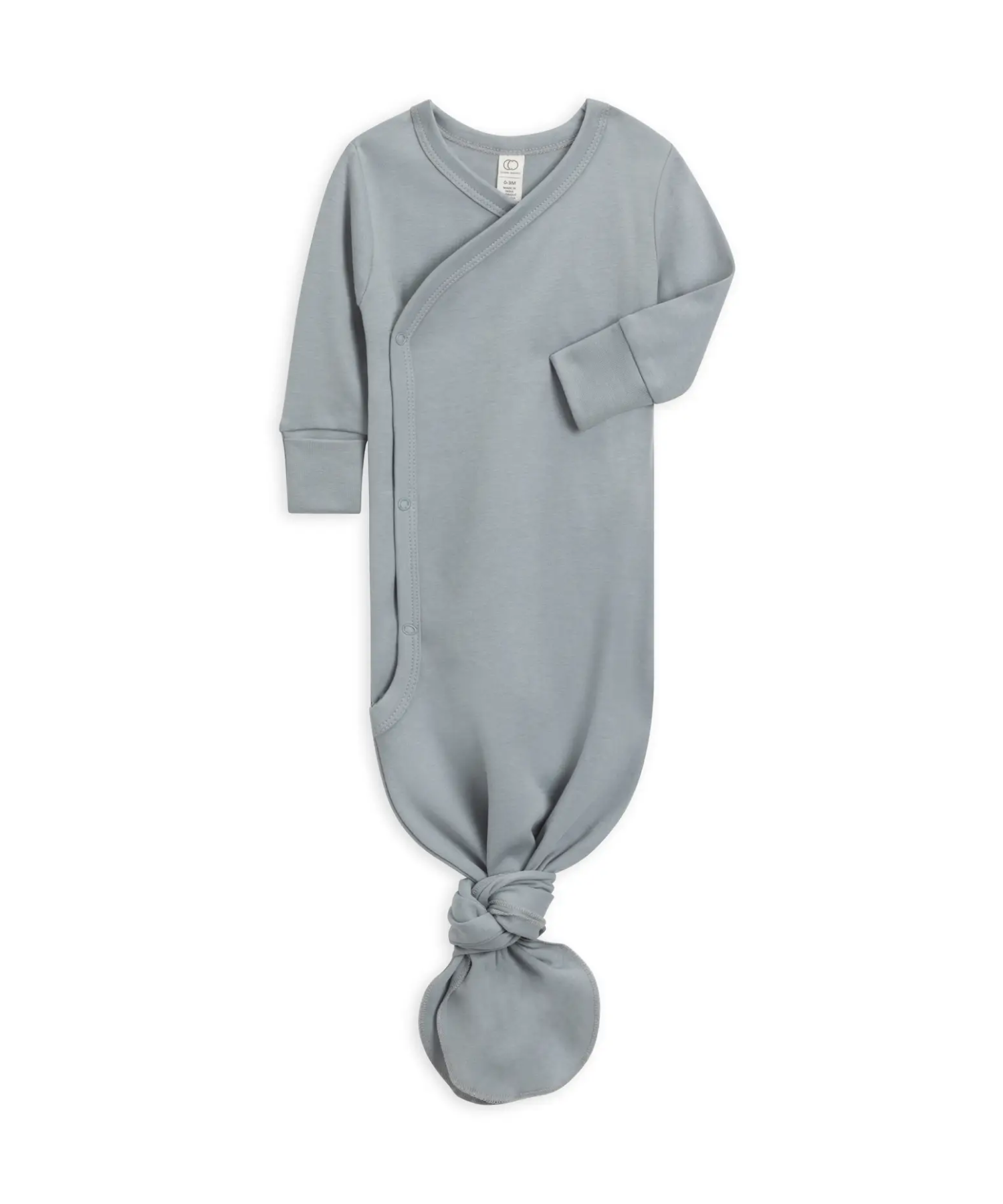 Newborn Sleepsack Gown – Mist – 100% Organic Cotton Colored Organics