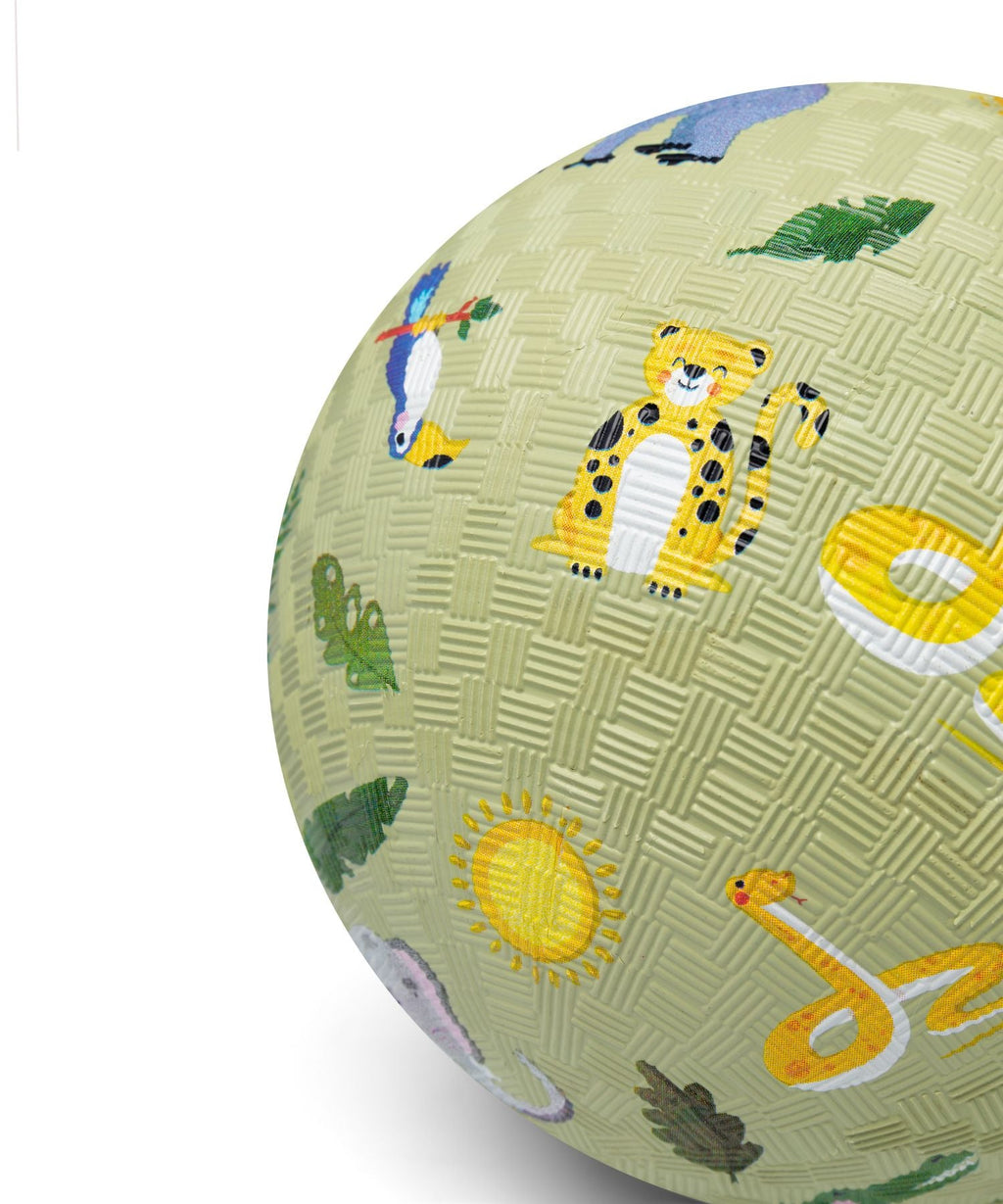 Jungle Ball – Natural Rubber - 18 cm Little L Toys
