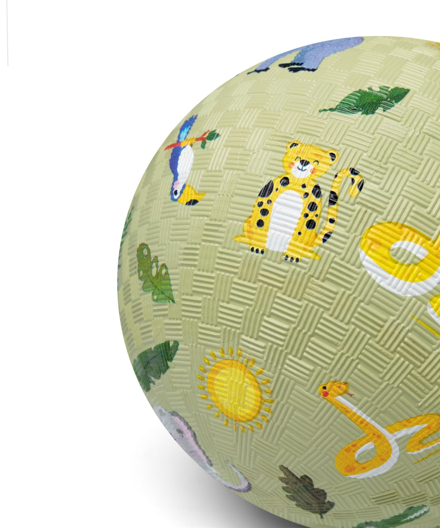 Jungle Ball – Natural Rubber - 18 cm Little L Toys