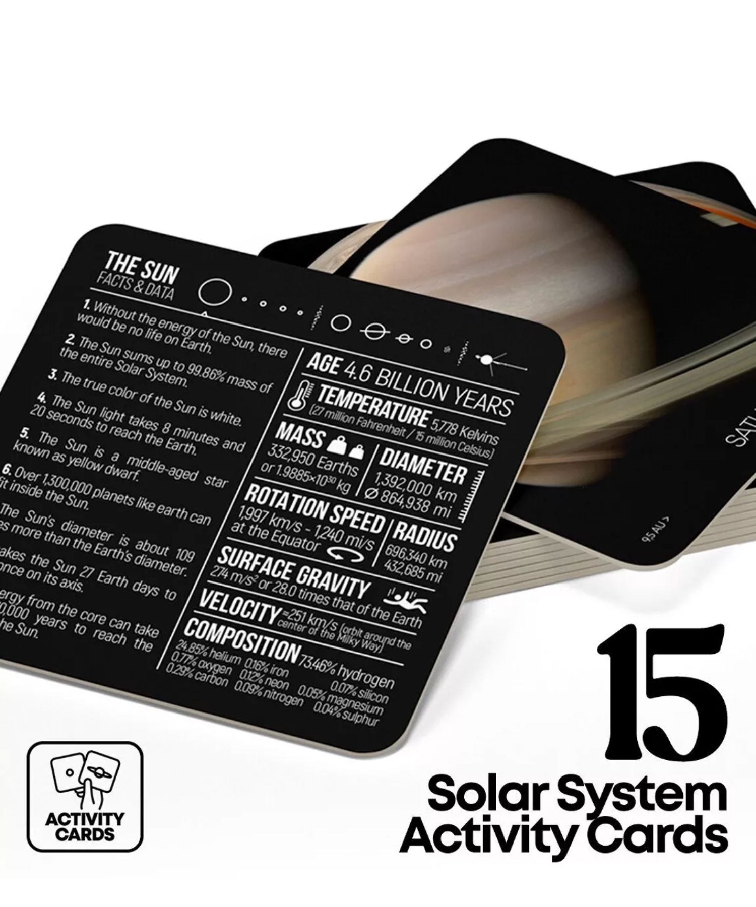 Solar System Activity Cards Flipboku