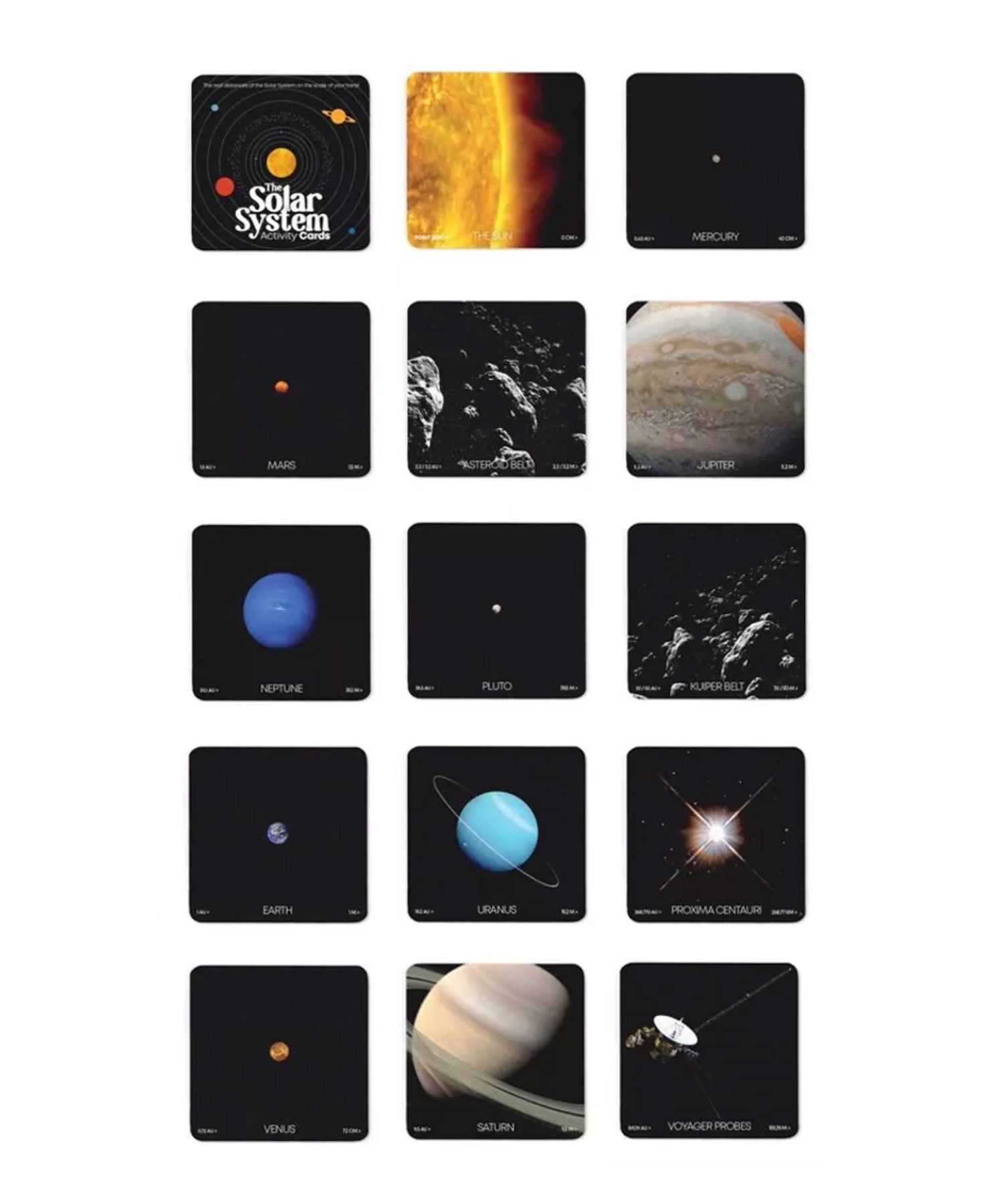 Solar System Activity Cards Flipboku