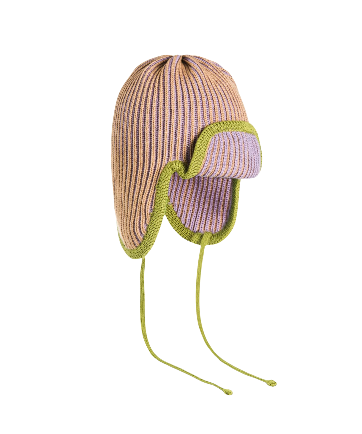 Merino Pilot Caps – Purple Pine – 100% Merino Wool Happymess