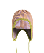Merino Pilot Caps – Purple Pine – 100% Merino Wool Happymess