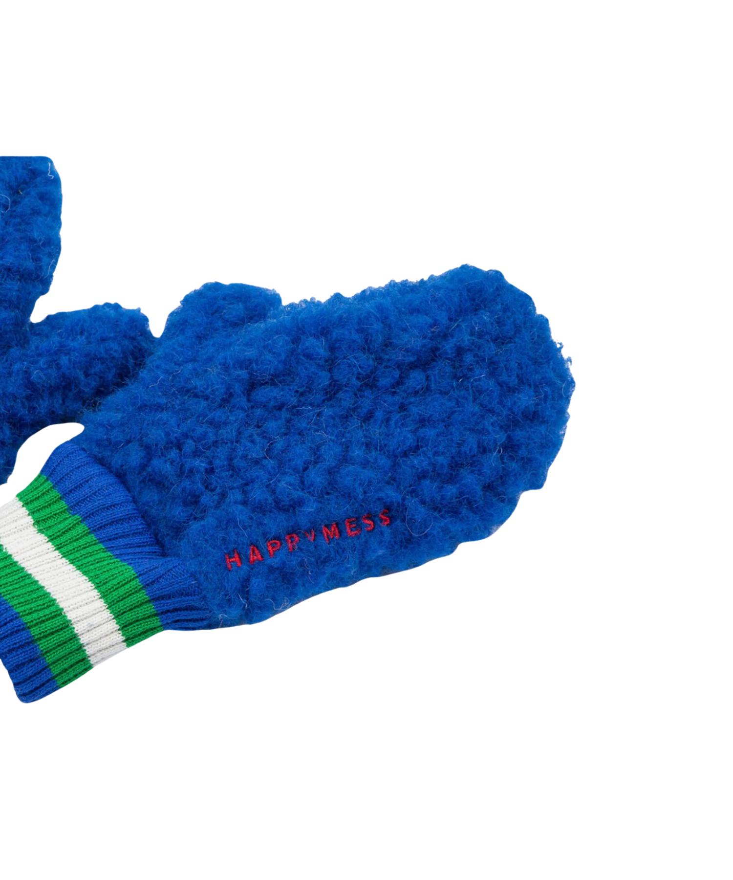 Merino Mittens – Cobalt Blue – 100% Merino Wool Happymess