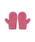 Merino Mittens with flap 6+ years – Dusty Pink – 100% Merino Wool Happymess