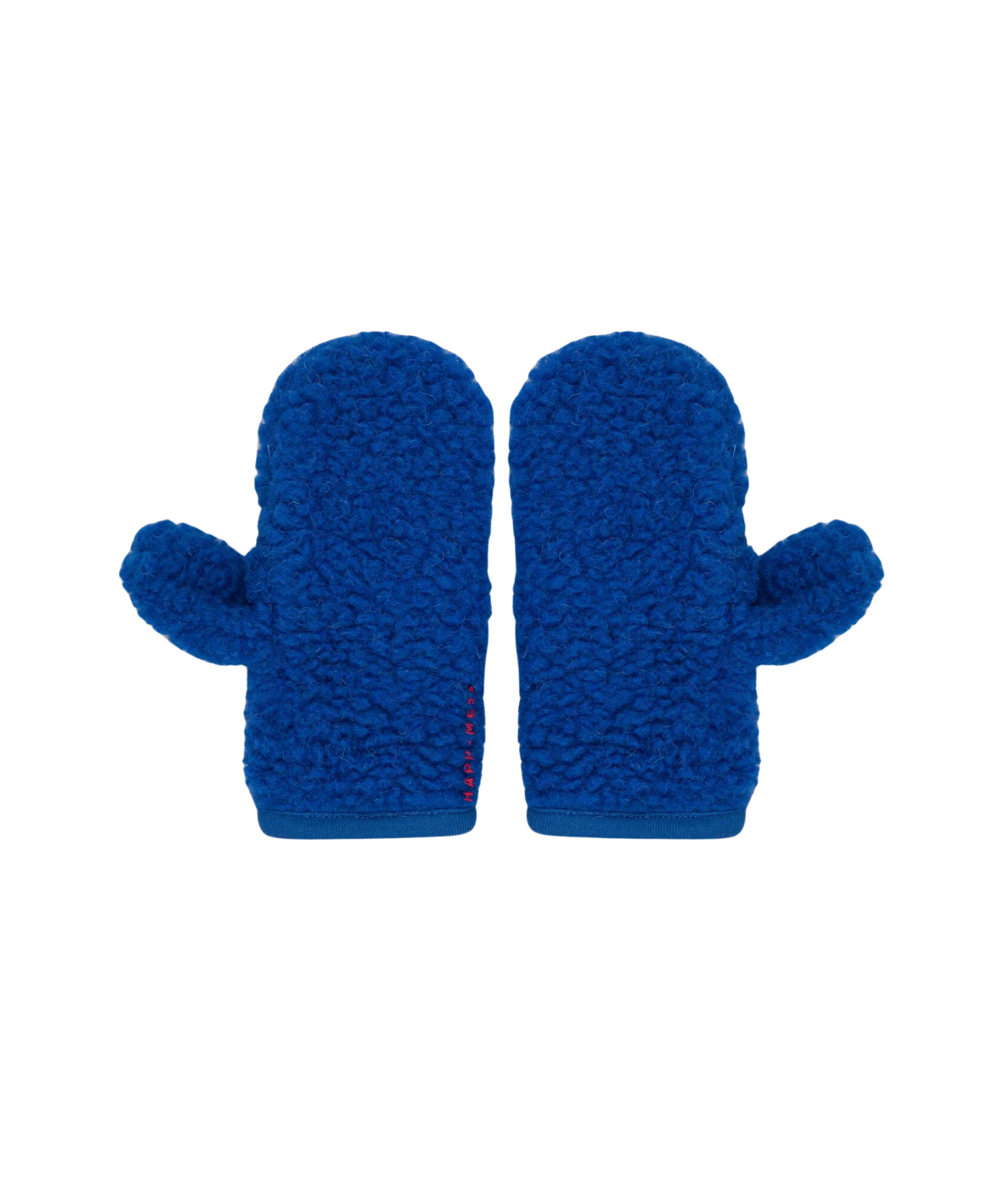 Merino Mittens with flap 6+ years – Cobalt Blue – 100% Merino Wool (Copy) Happymess