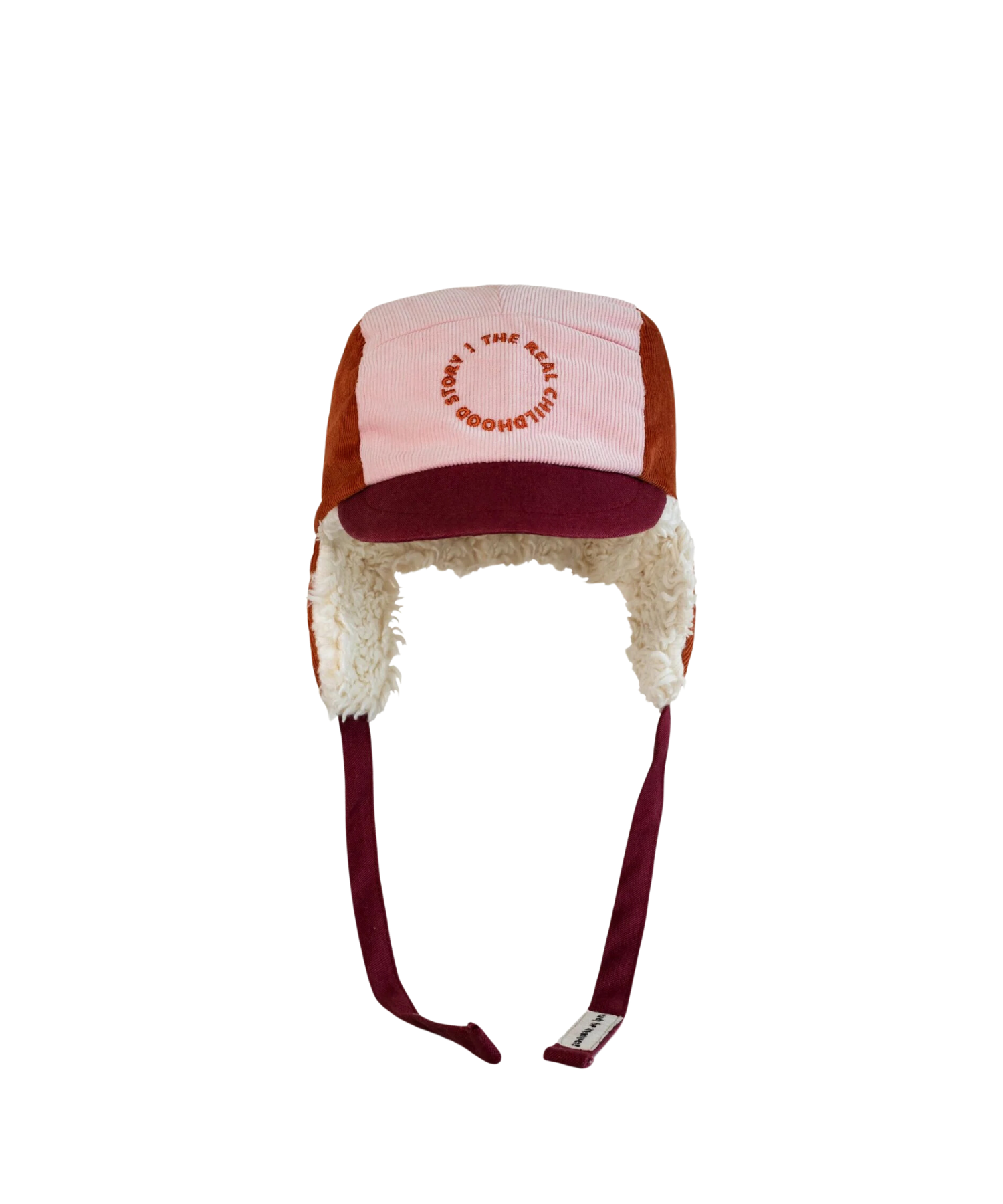 Plush Cap – Pink Snow – 100% Organic Cotton Happymess