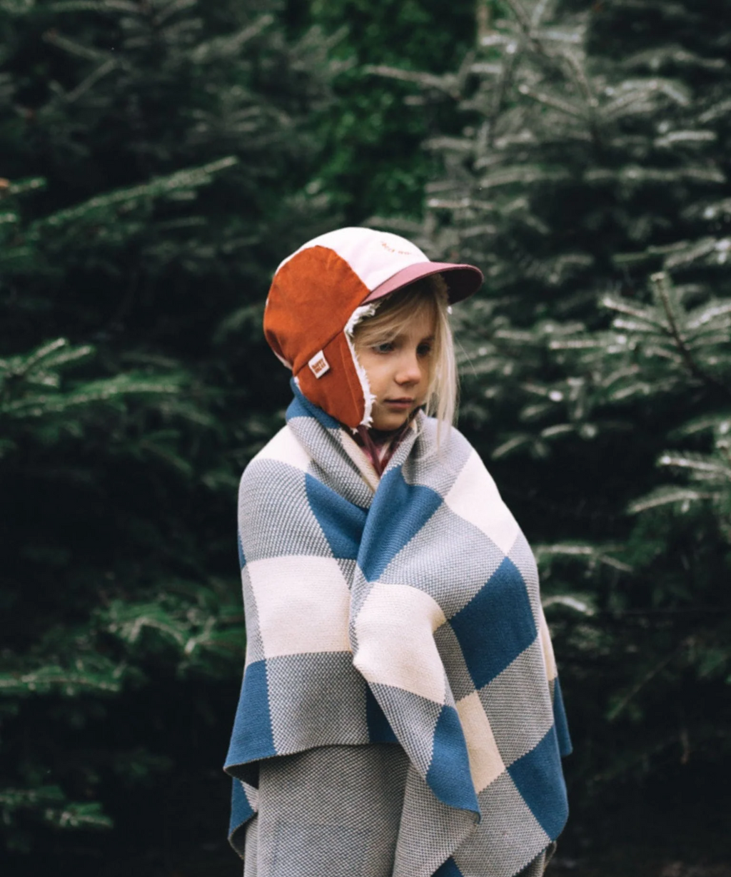 Plush Cap – Pink Snow – 100% Organic Cotton Happymess