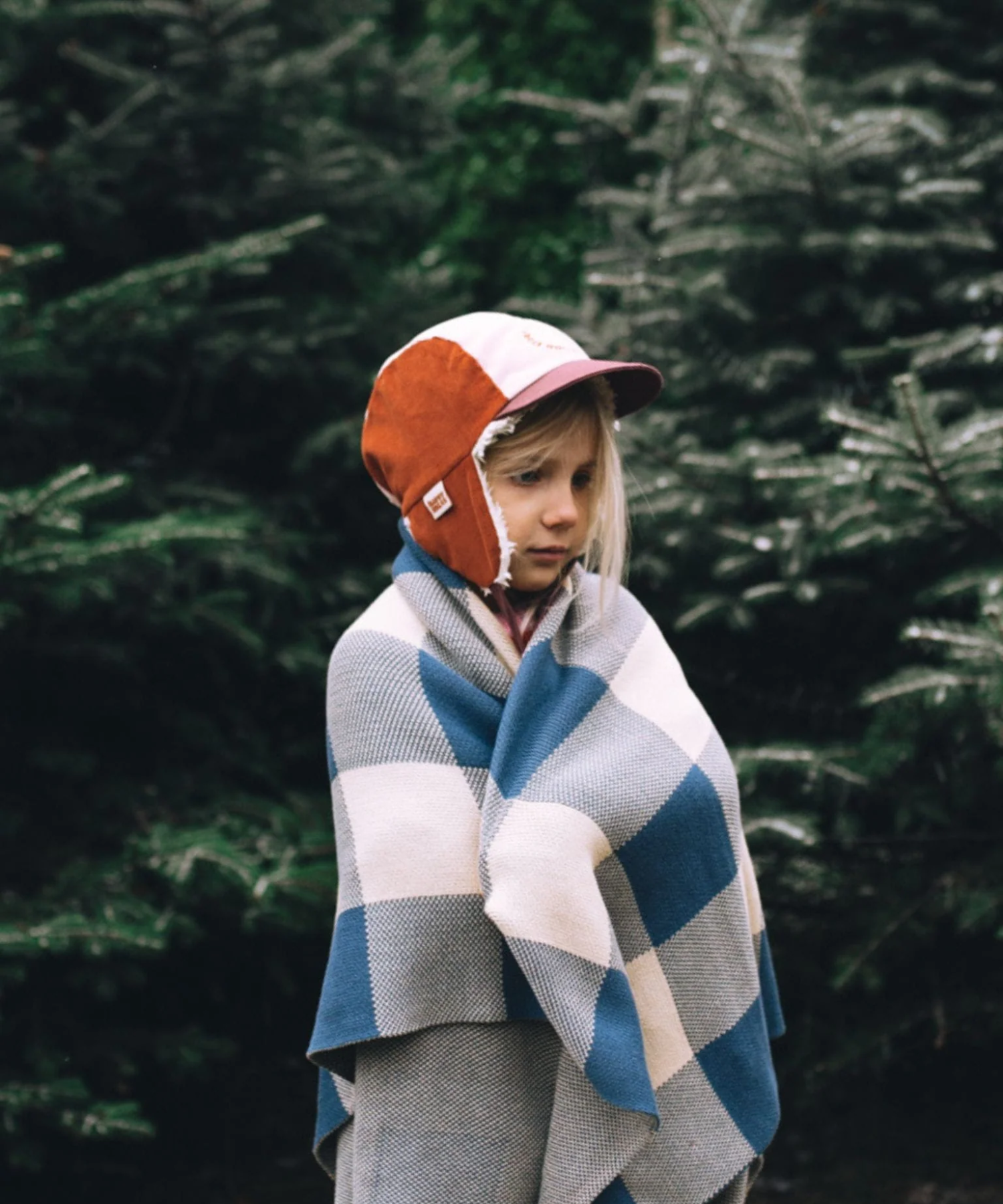 Plush Cap – Pink Snow – 100% Organic Cotton Happymess