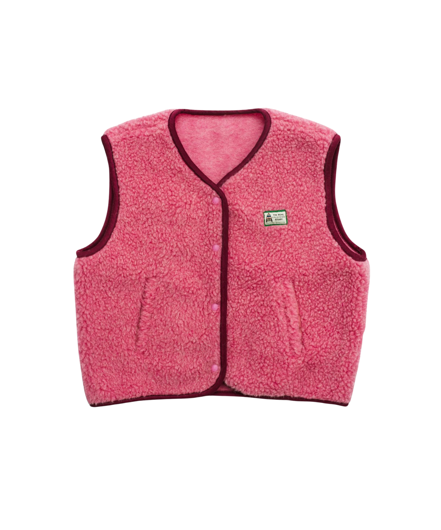 Merino Vest – Dusty Pink – 100% Merino Wool Happymess