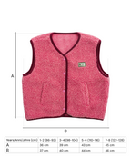 Merino Vest – Dusty Pink – 100% Merino Wool Happymess