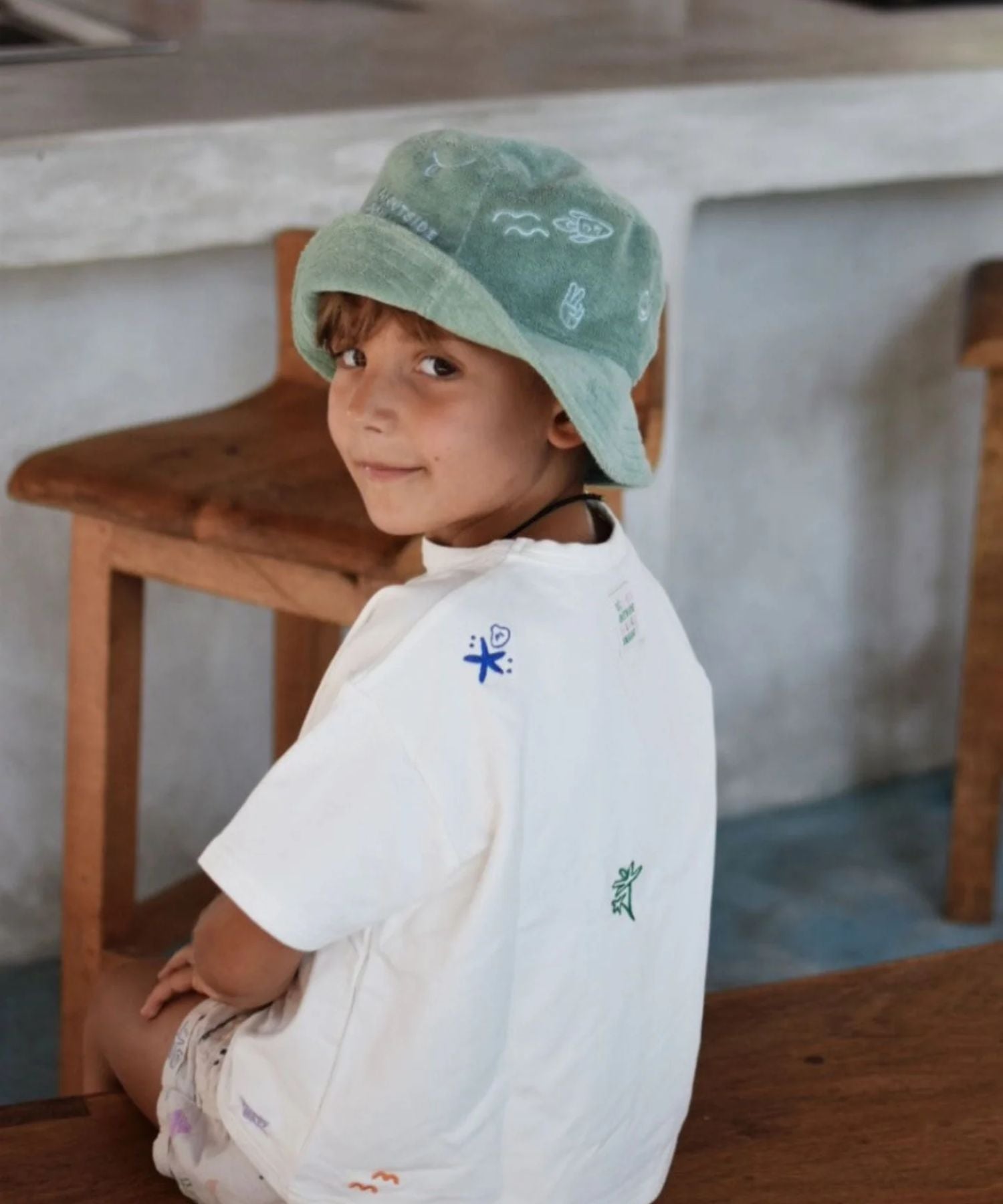 Terry Bucket Hat – Organic Cotton – Cactus Happymess