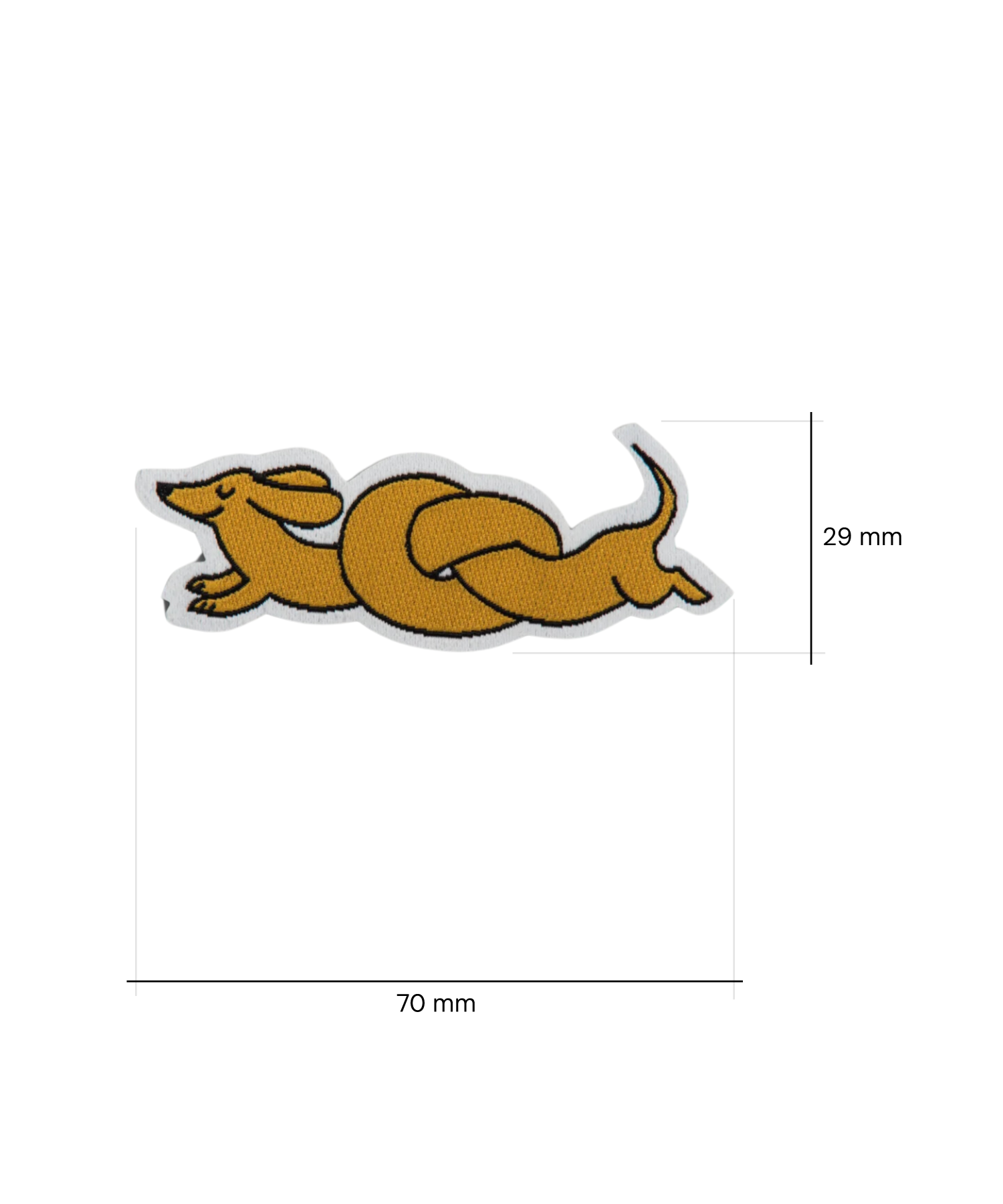 Iron-On Patches – Twisted Dachshund Happymess