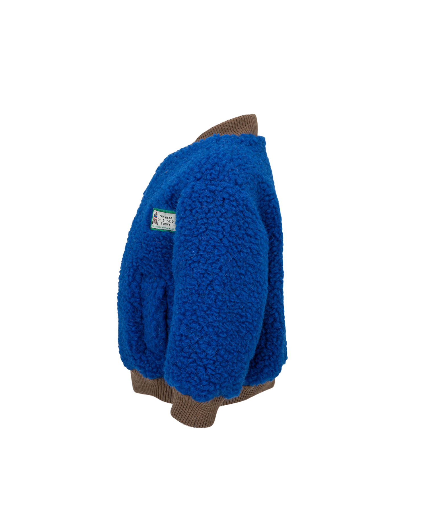 Merino Bomber Jacket – Blue – 100% Merino Wool Happymess