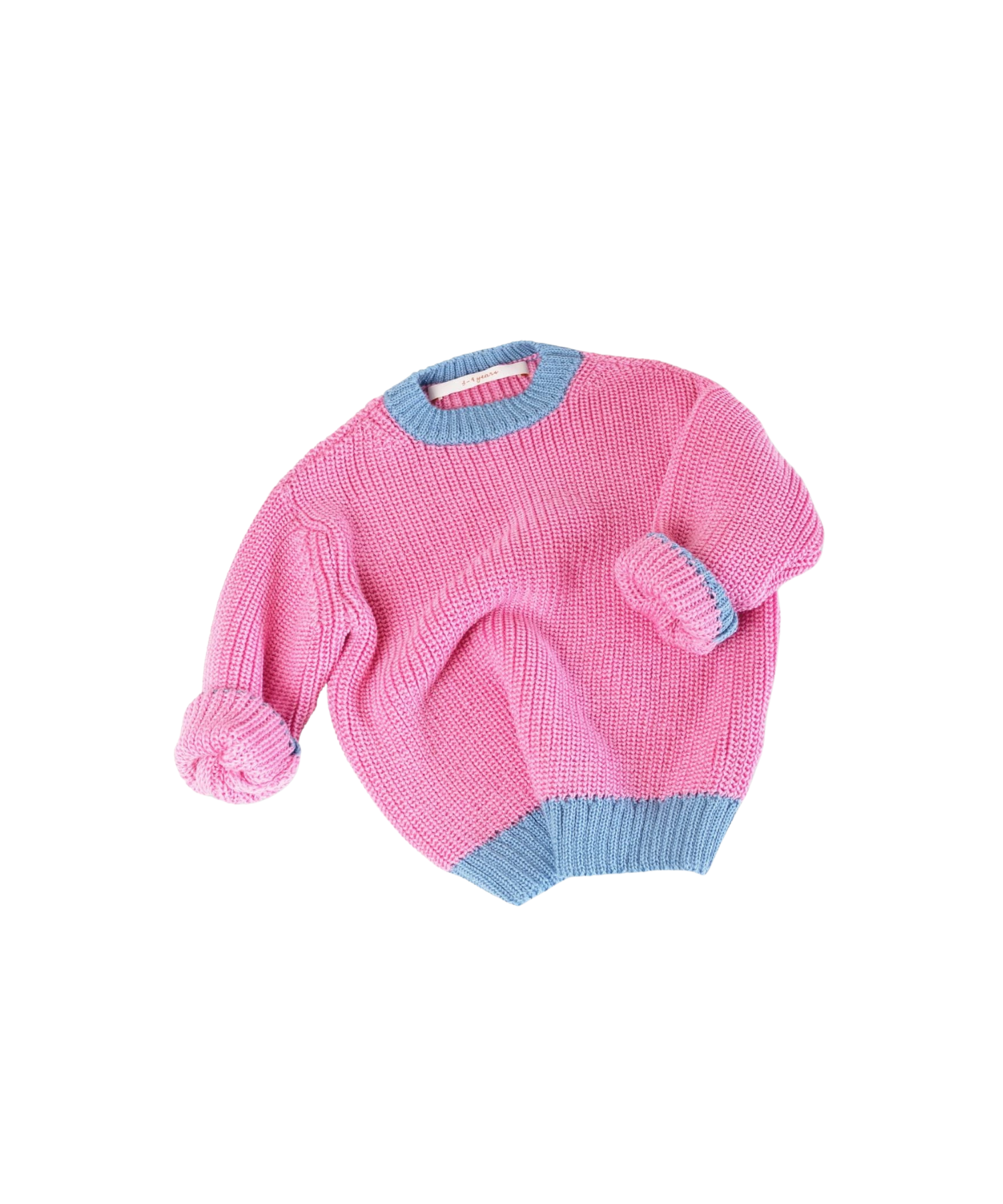 Merino Sweater - Pink Sky – 100% Merino Wool Happymess