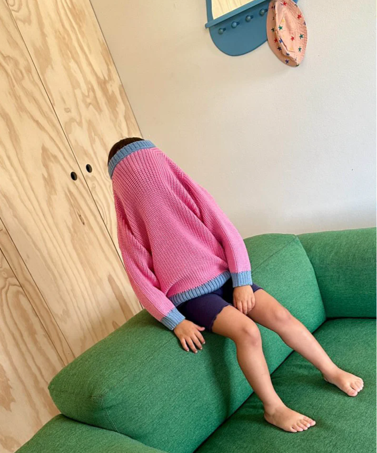 Merino Sweater - Pink Sky – 100% Merino Wool Happymess