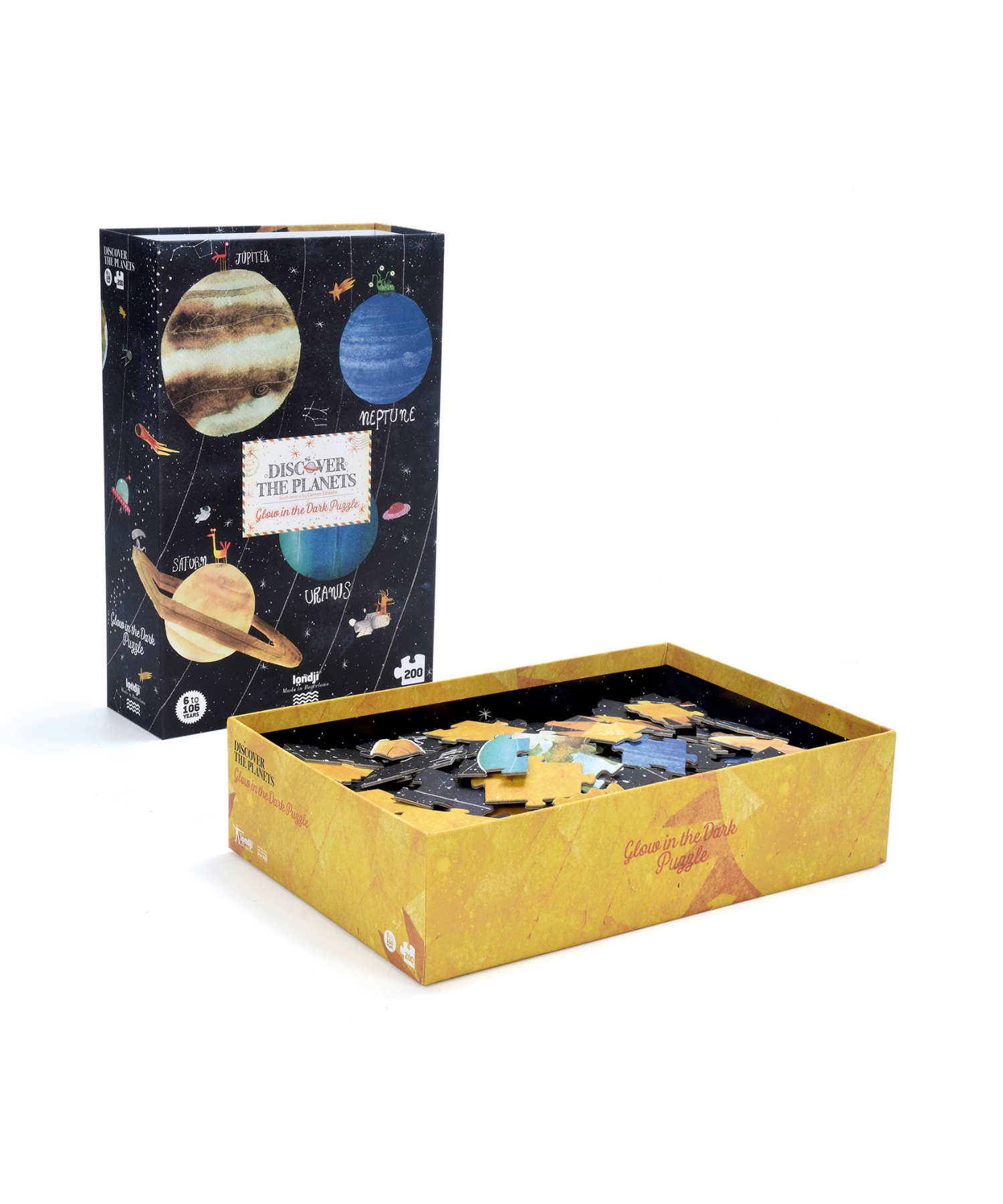 Discover the Planets Puzzle - Glows in the Dark! Londji