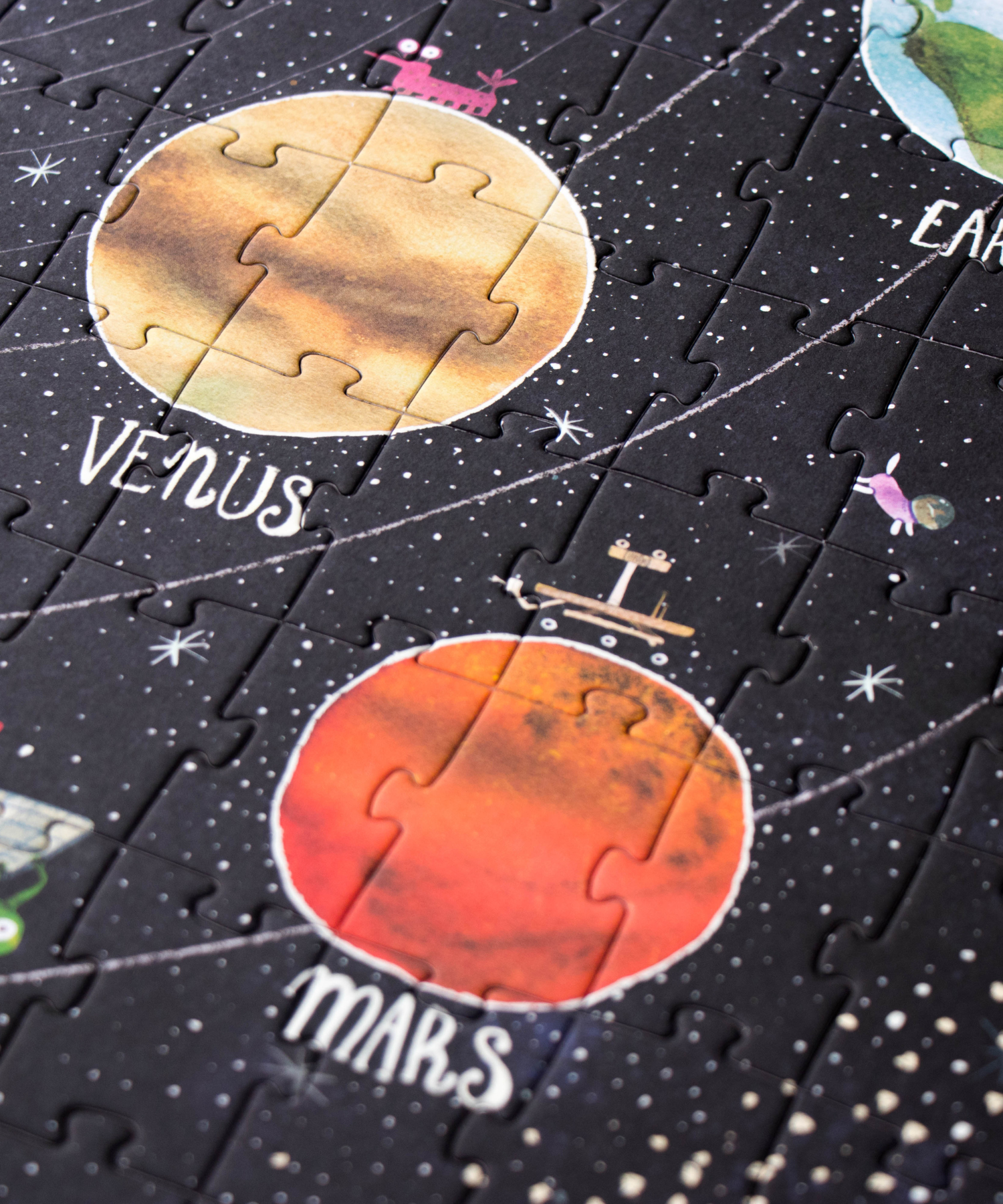 Entdecke die Planeten – Puzzle - Leuchtet im Dunkeln!