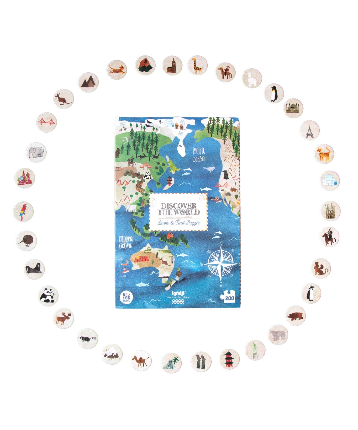 Discover the World Puzzle Londji