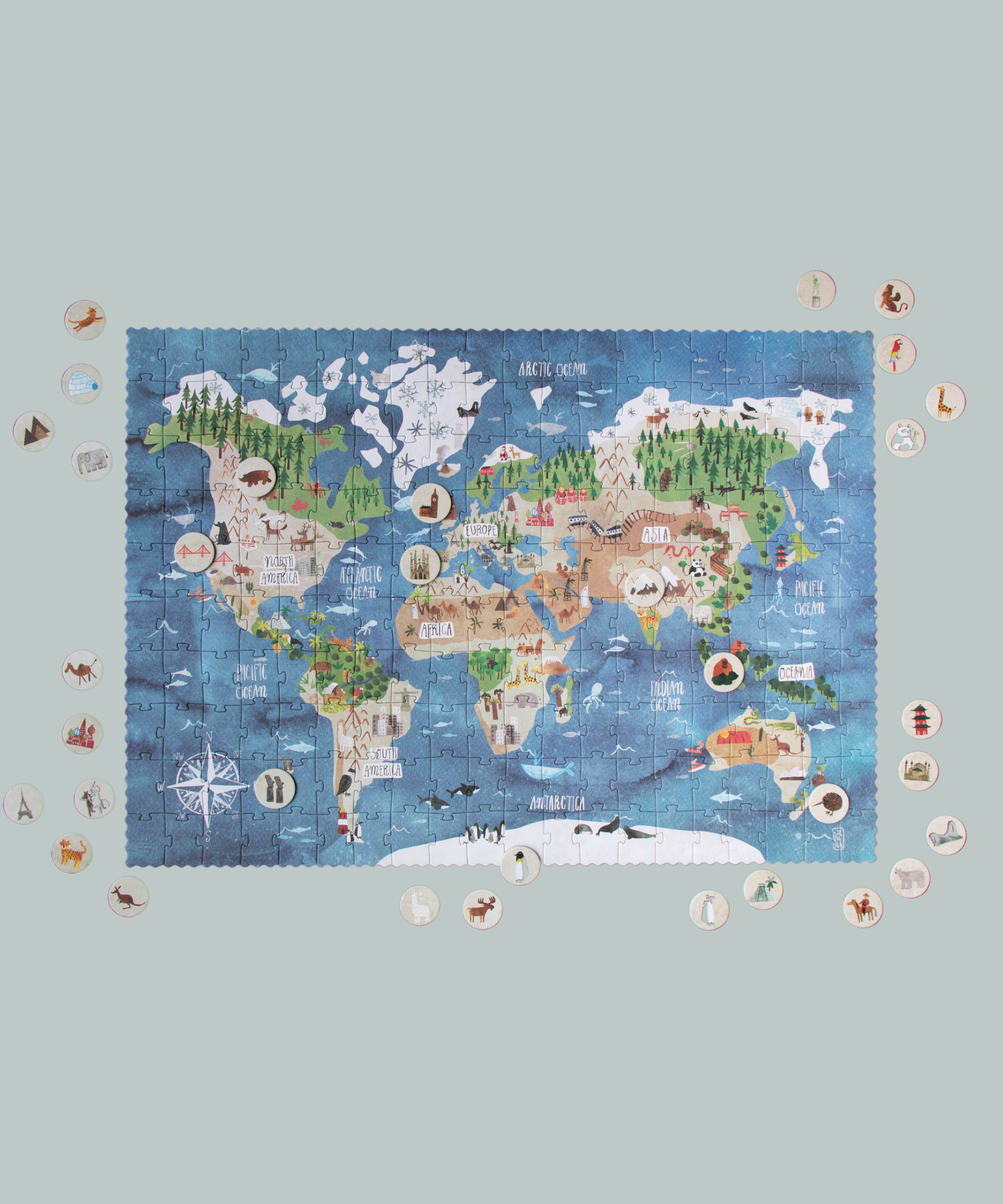 Discover the World Puzzle Londji