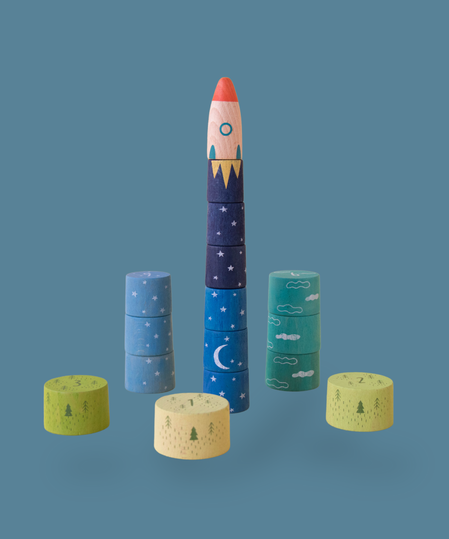 Up to the Stars – Stacking Game – Wood Londji