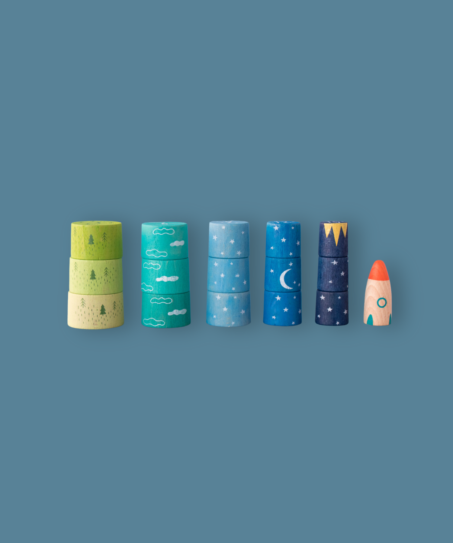 Up to the Stars – Stacking Game – Wood Londji