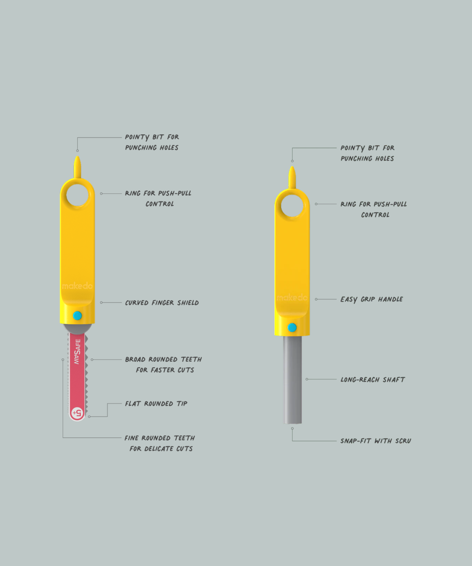 Makedo Discover Kit – Construction Toy of 126 pcs Makedo
