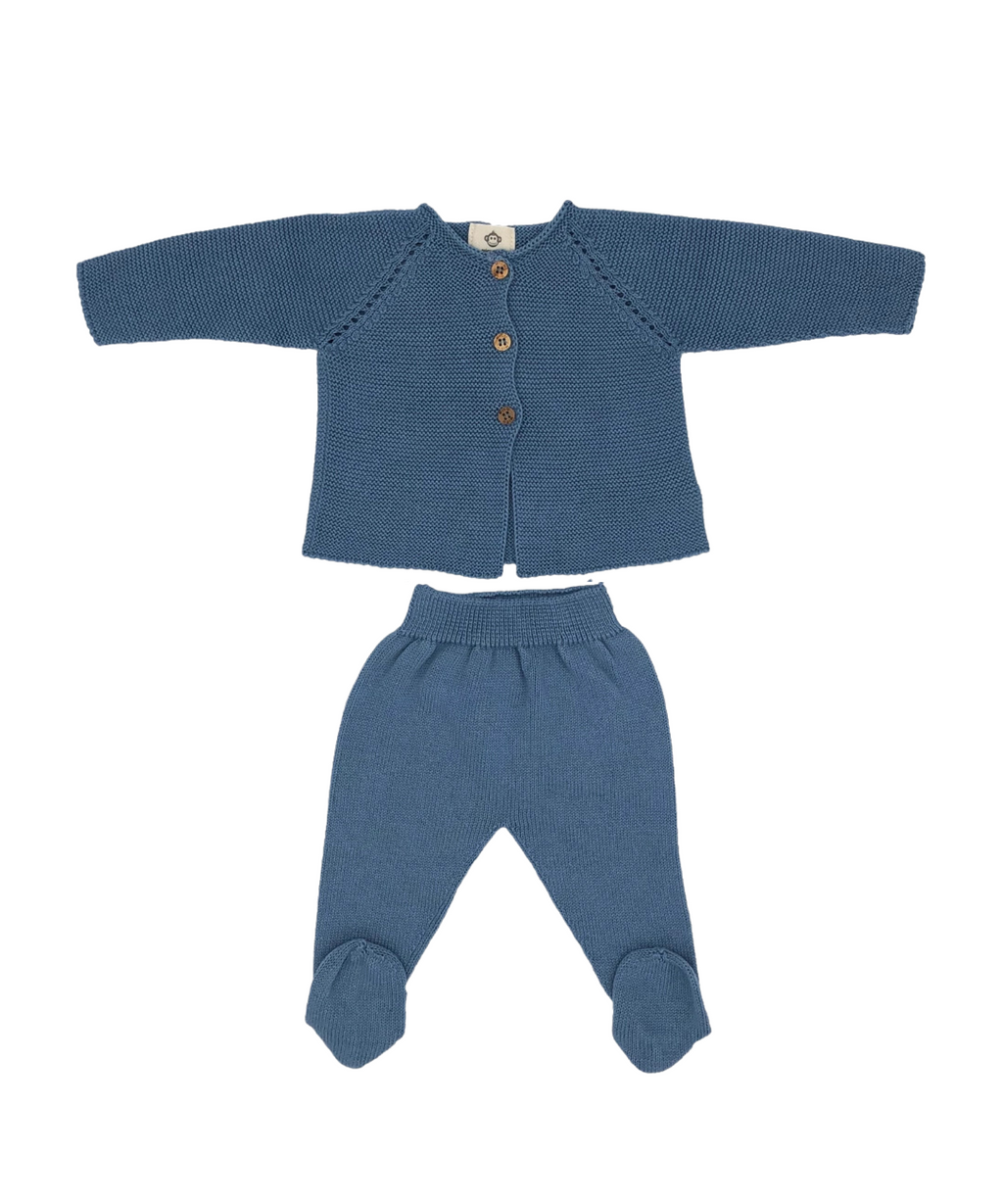 Newborn Set – Jeans Blue  – Organic Cotton Micu Micu