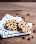 Chocolate Chip Cookies – Play Food Fabric Toy – 2 Pieces in Craft Pouch Normadot