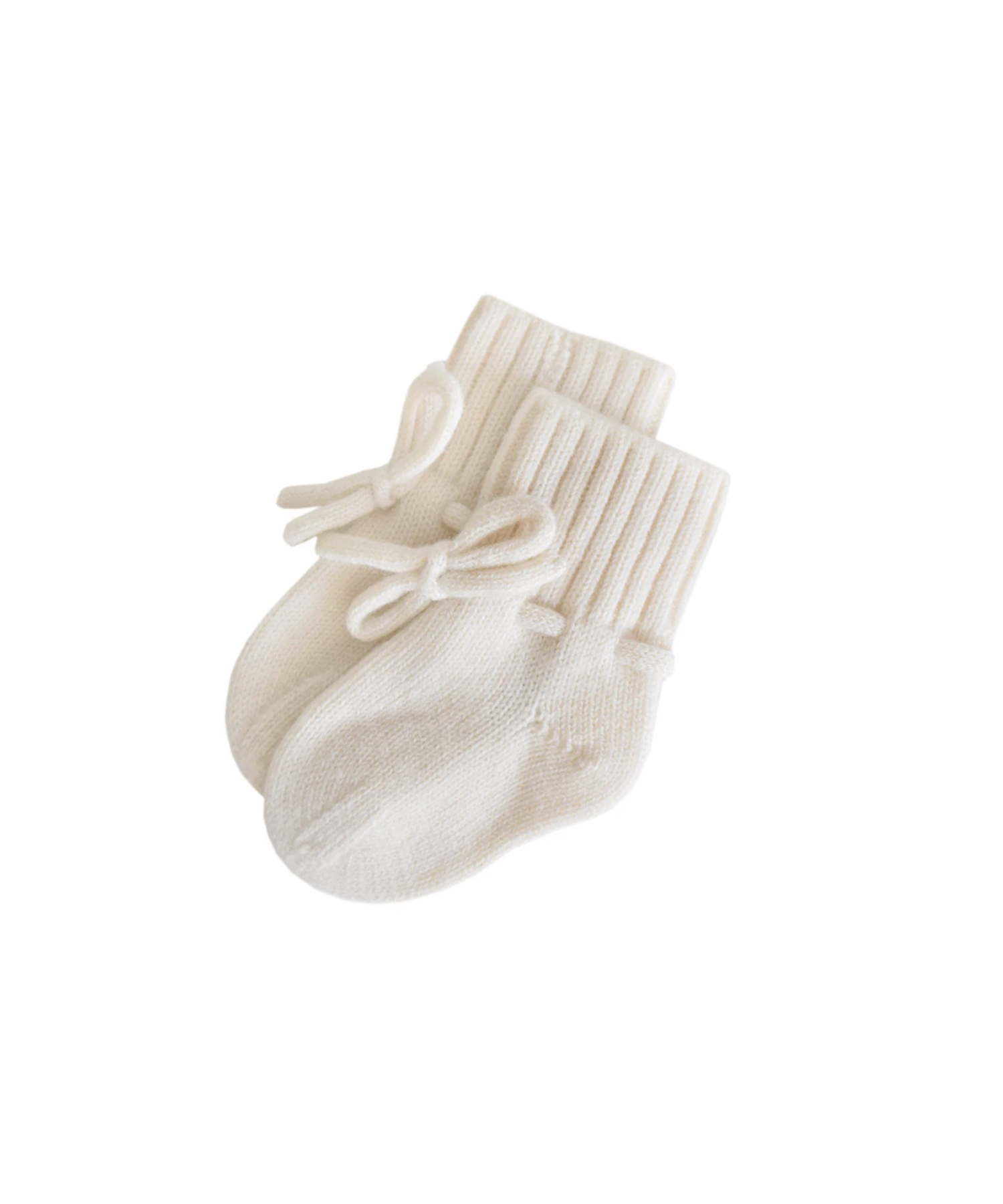 Merino Baby Bootie - Off White Petite Noe
