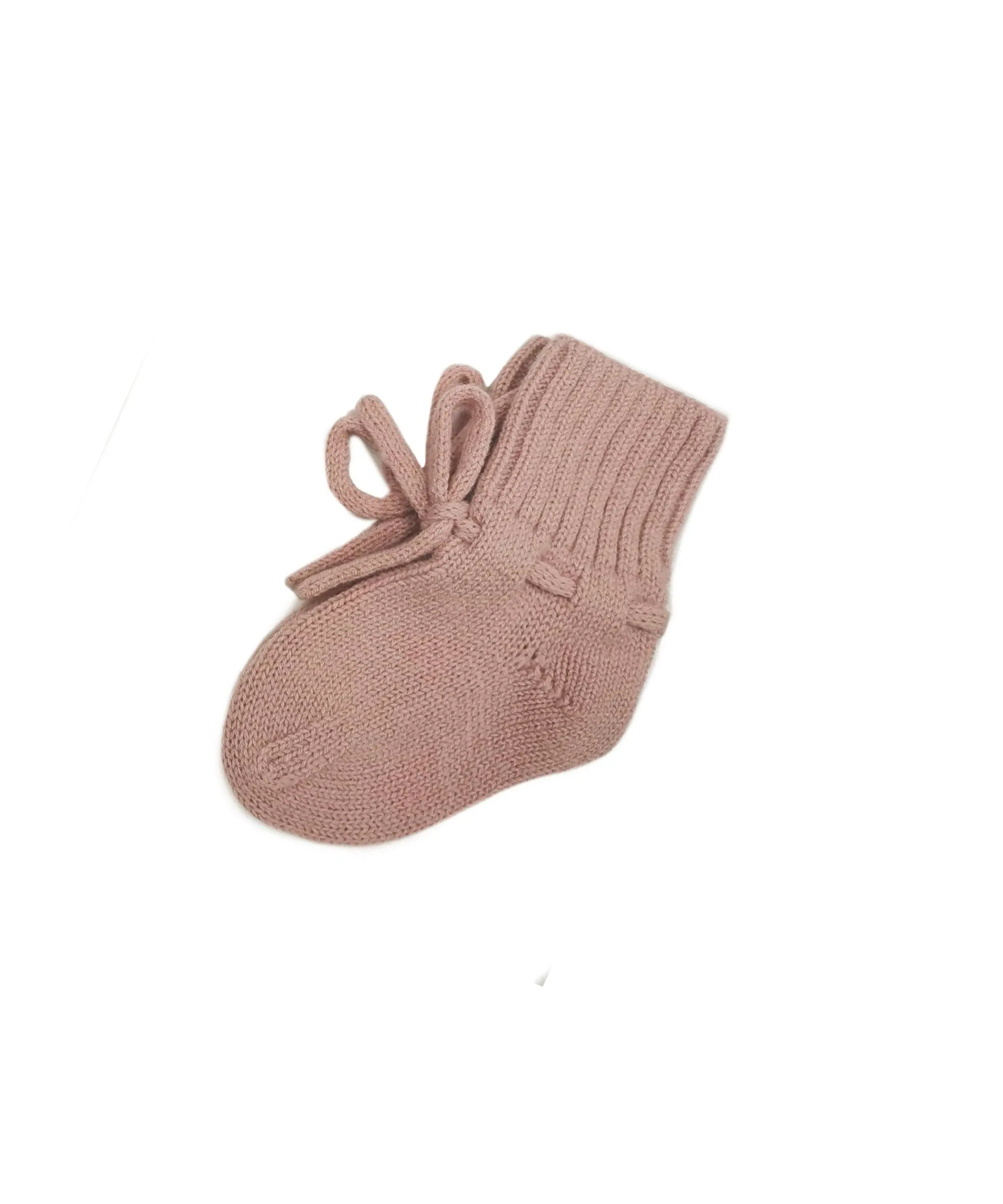 Merino Baby Bootie – Old Rose Petite Noe