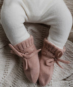 Merino Baby Bootie – Old Rose Petite Noe