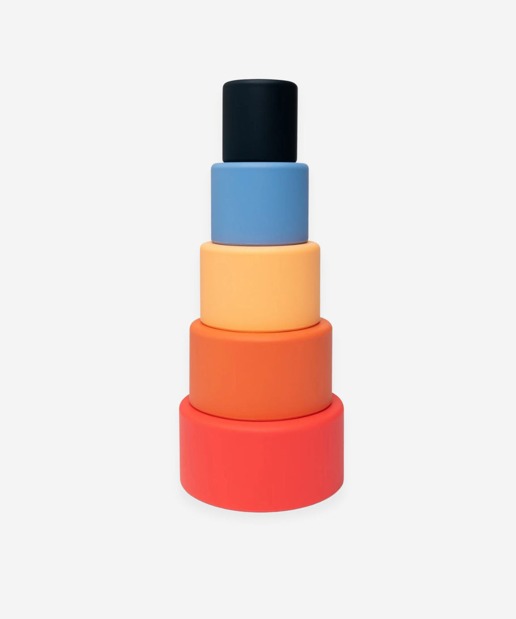 Stacking Bowls Oranges & Blues