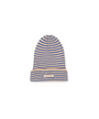 Gommu Big Beanie – Crema Chiaro / Blu – Righe Francese