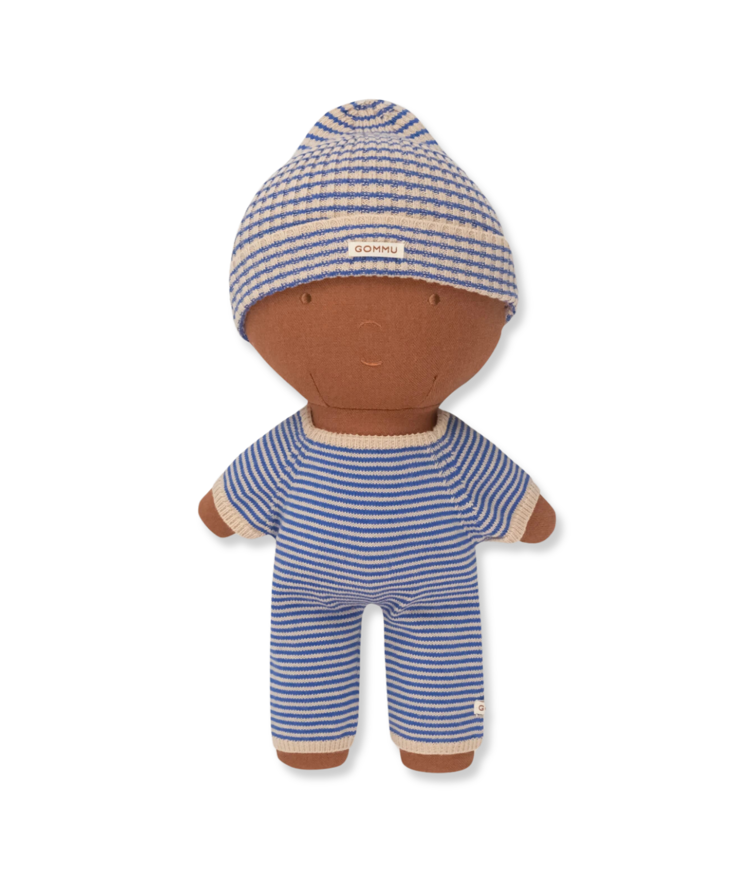 Gommu Big Long One Piece – Thin Stripes Light Cream / Blue We are Gommu