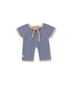 Gommu Big Long One Piece – Thin Stripes Light Cream / Blue We are Gommu