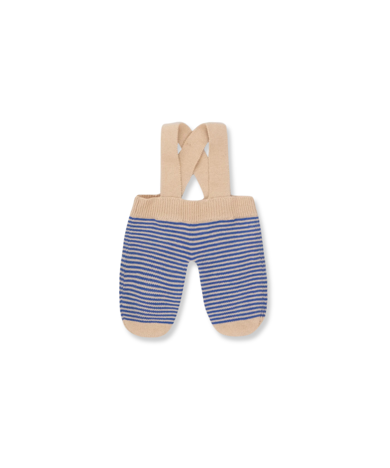 Gommu Big Long Pants – Light Cream / Blue  – Thin Stripes We are Gommu