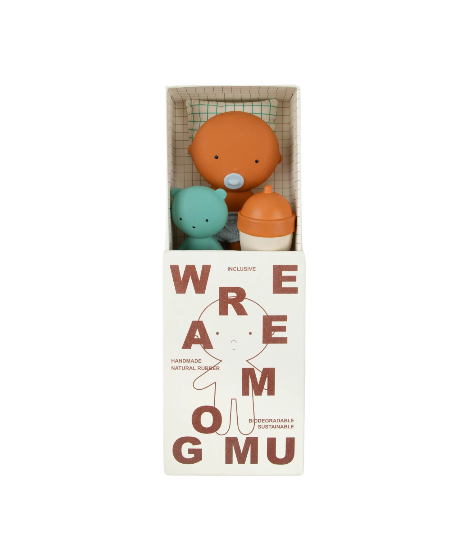 Gommu Pocket – Almond – 100% Natural Rubber Hevea Tree We are Gommu