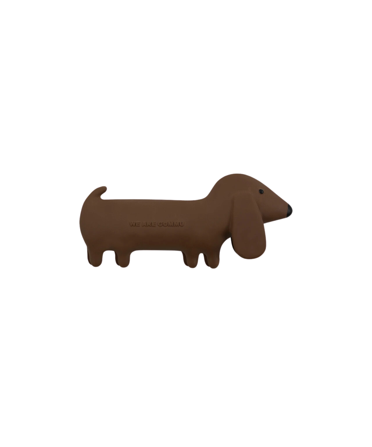 Gommu Mini Dog – Choco – 100% Natural Rubber Hevea Tree We are Gommu