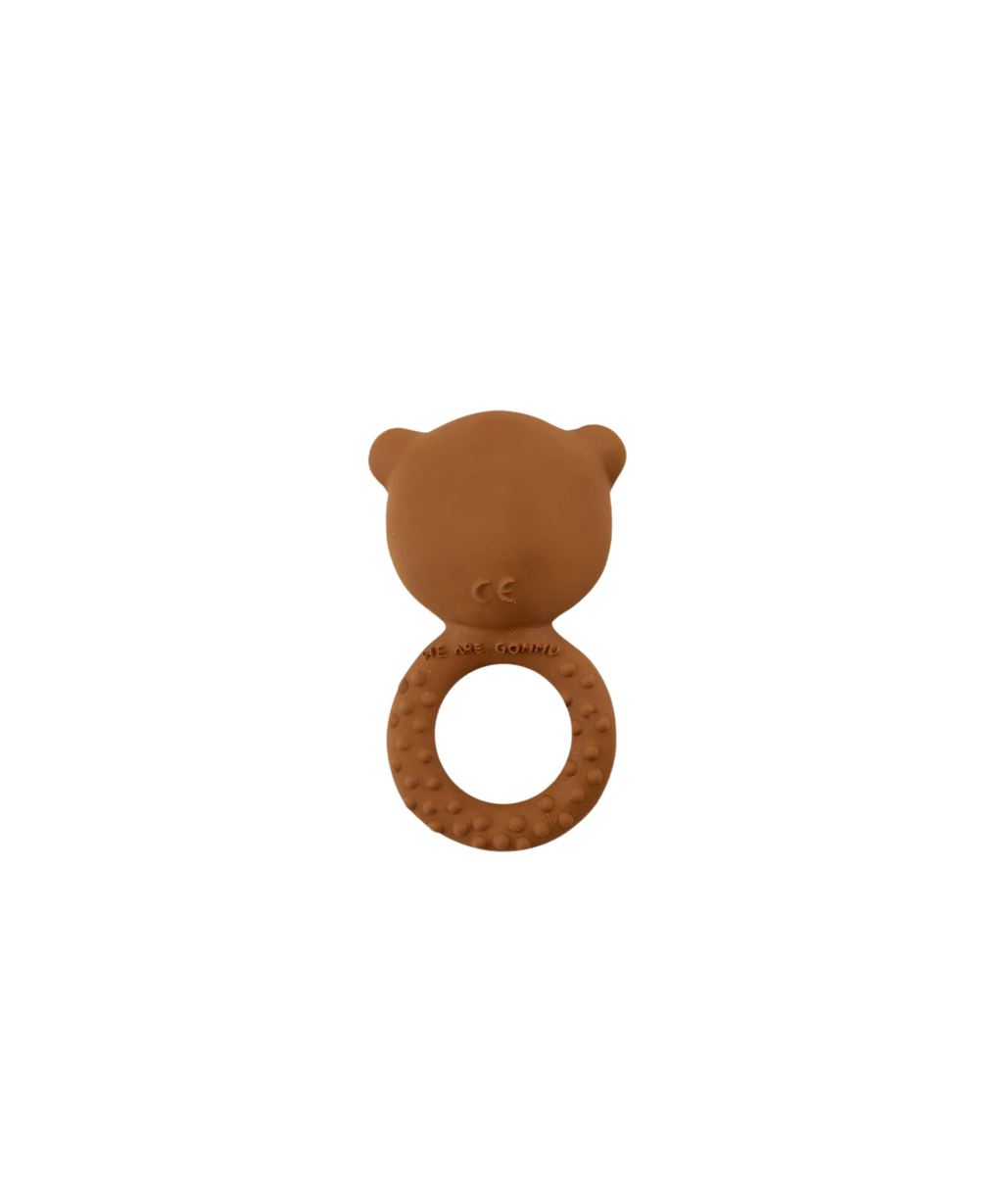 Gommu Ring Bear – Almond – 100% Natural Rubber Hevea Tree We are Gommu