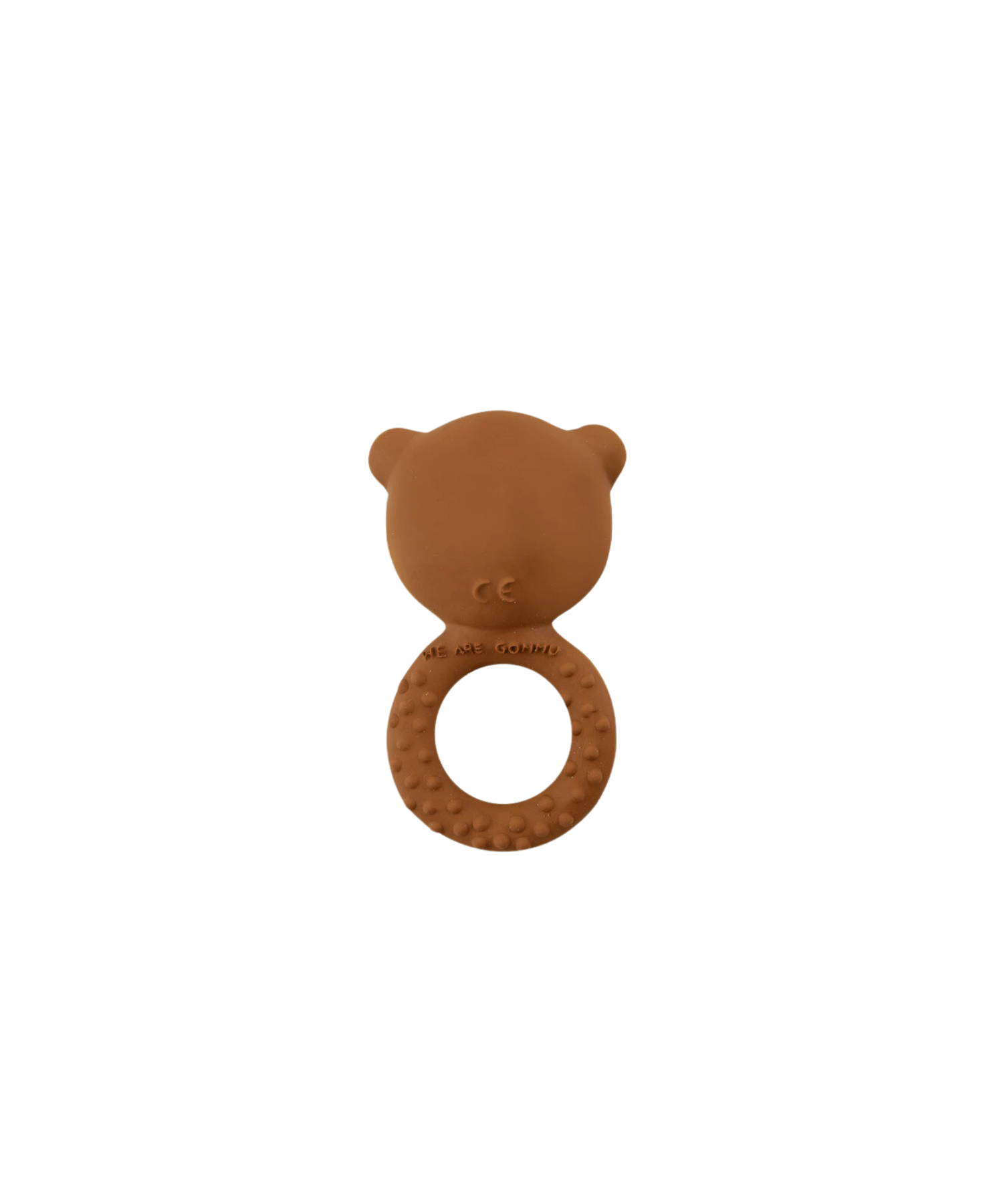 Gommu Ring Bear – Almond – 100% Natural Rubber Hevea Tree We are Gommu