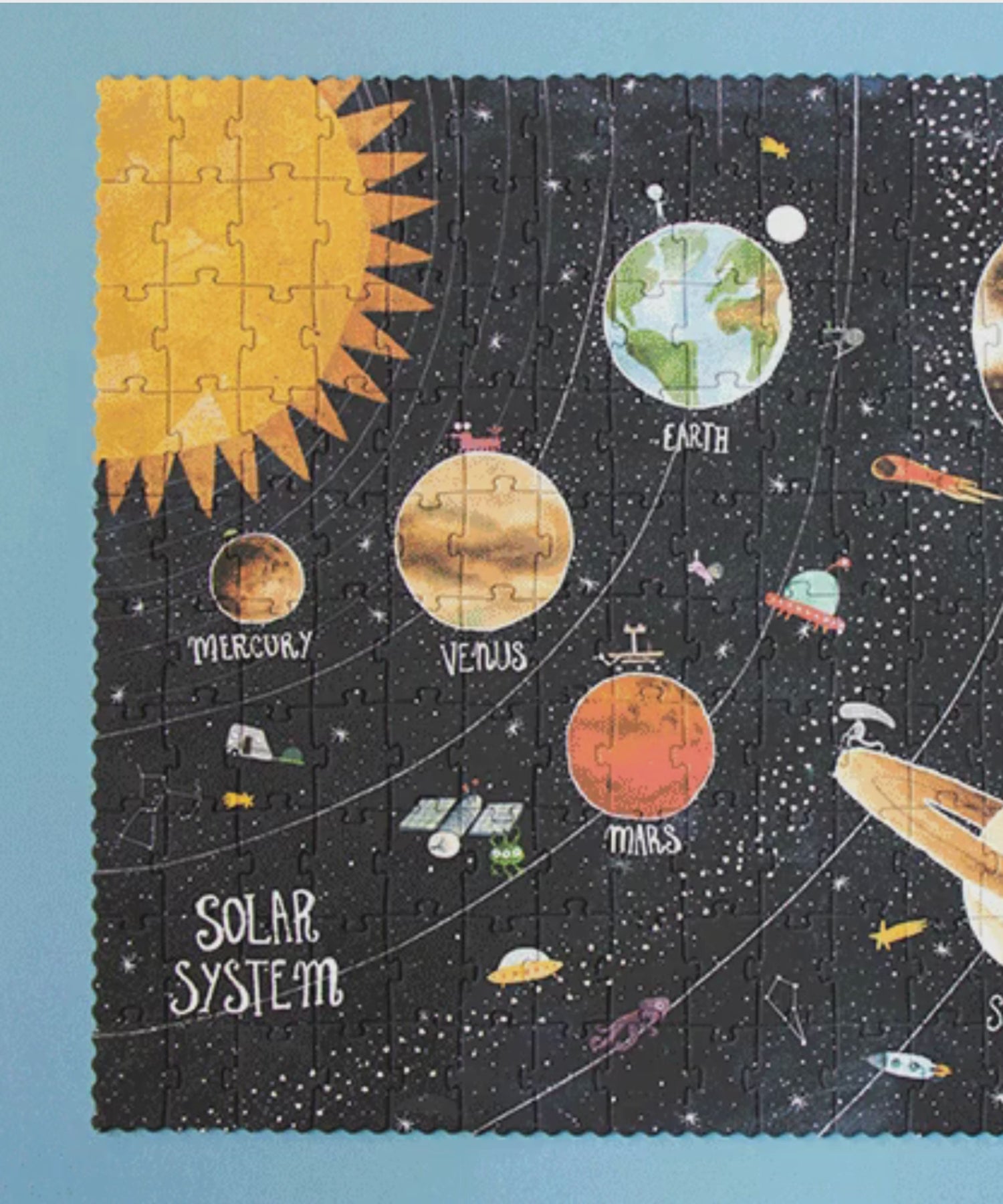 Discover the Planets Puzzle - Glows in the Dark!